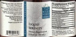 Label for Liquid Serenity