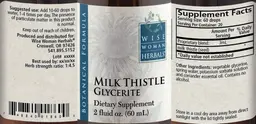 Label for Milk Thistle Glycerite