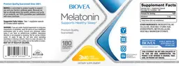 Label for Melatonin 3 mg
