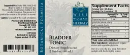 Label for Bladder Tonic