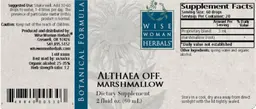 Label for Althaea Off. Marshmallow