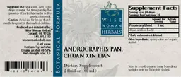 Label for Andrographis Pan. Chuan Xin Lian