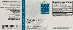 Label for Avena Sat. Oat