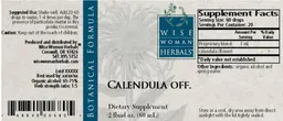 Label for Calendula Off.