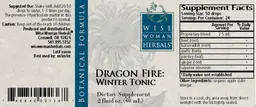 Label for Dragon Fire: Winter Tonic