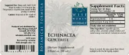 Label for Echinacea Glycerite