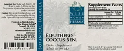 Label for Eleuthero - Coccus Sen.