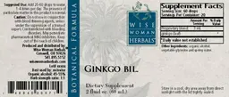 Label for Ginkgo Bil.