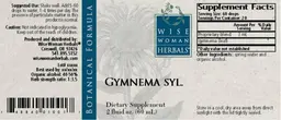 Label for Gymnema Syl.