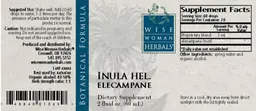 Label for Inula Hel. Elecampane