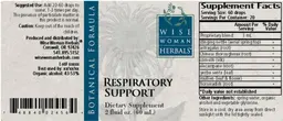 Label for Respiratory Support