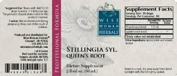 Label for Stillingia Syl. Queen's Root
