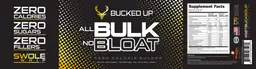 Label for All Bulk No Bloat Swole Whip Flavor