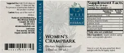 Label for Women's Crampbark