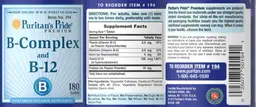 Label for B-Complex and B-12