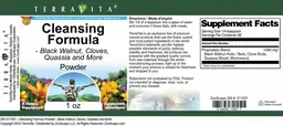 Label for Cleansing Formula Powder