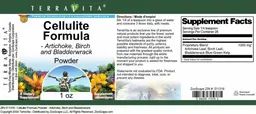 Label for Cellulite Formula Powder