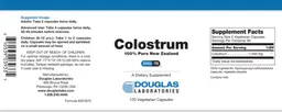 Label for Colostrum