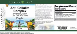Label for Anti-Cellulite Complex Powder