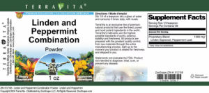 Linden and Peppermint Combination Powder