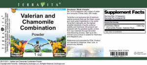 Valerian and Chamomile Combination Powde