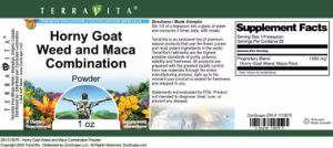 Horny Goat Weed and Maca Combination Pow