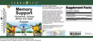 Memory Support Powder