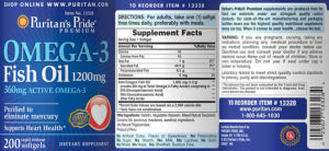 Omega-3 Fish Oil 1200 mg