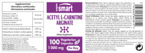 Acetyl L-Carnitine Arginate 1000 mg