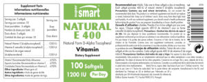 Natural E 400 1200 IU