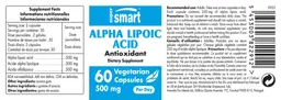 Label for Alpha Lipoic Acid 500 mg