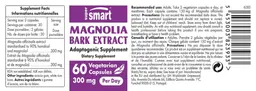Label for Magnolia Bark Extract 300 mg