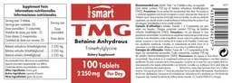 Label for TMG 2250 mg