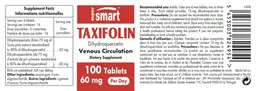 Label for Taxifolin 60 mg