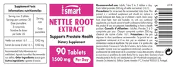 Label for Nettle Root Extract 1500 mg