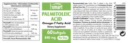 Label for Palmitoleic Acid 840 mg
