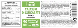 Label for Calcium D-Glucarate 1500 mg