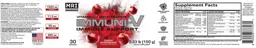 Label for Immuni-V Cherry Effervescent