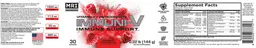 Label for Immuni-V Raspberry Effervescent