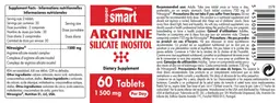 Label for Arginine Silicate Inositol 1500 mg