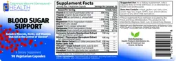 Label for Blood Sugar Support