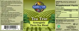 Label for Tea Trio