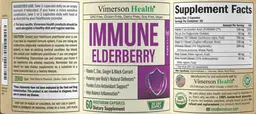 Label for Immune Elderberry