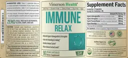 Label for Immune Relax
