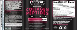 Label for Premium Collagen Peptides 1500 mg