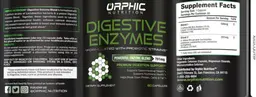 Label for Digestive Enzymes 701 mg