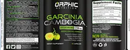 Label for Garcinia Cambogia 2100 mg