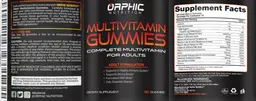Label for Multivitamin Gummies Complete Multivitamin for Adults