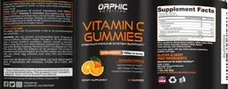 Label for Vitamin C Gummies 250 mg