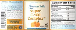 Label for Super C-500 Complex